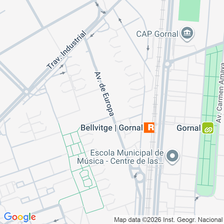 Código postal de Av Europa en Hospitalet Llobregat (l')