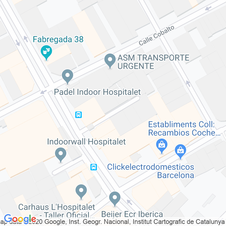 Código Postal calle Estadella, pasaje en Hospitalet de Llobregat,l'