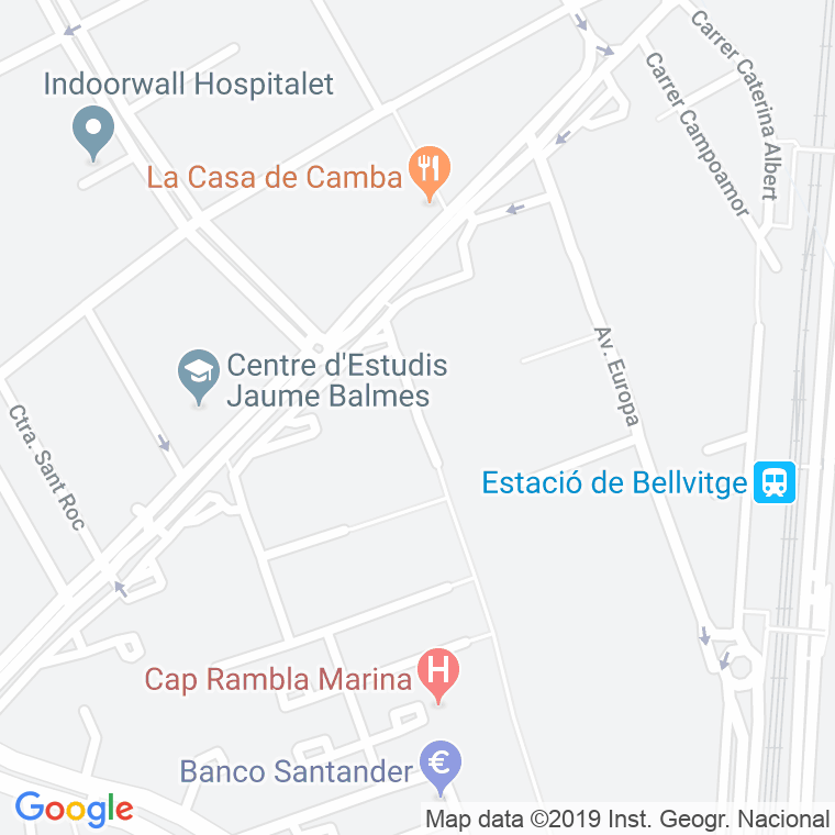 Código Postal calle França en Hospitalet de Llobregat,l'