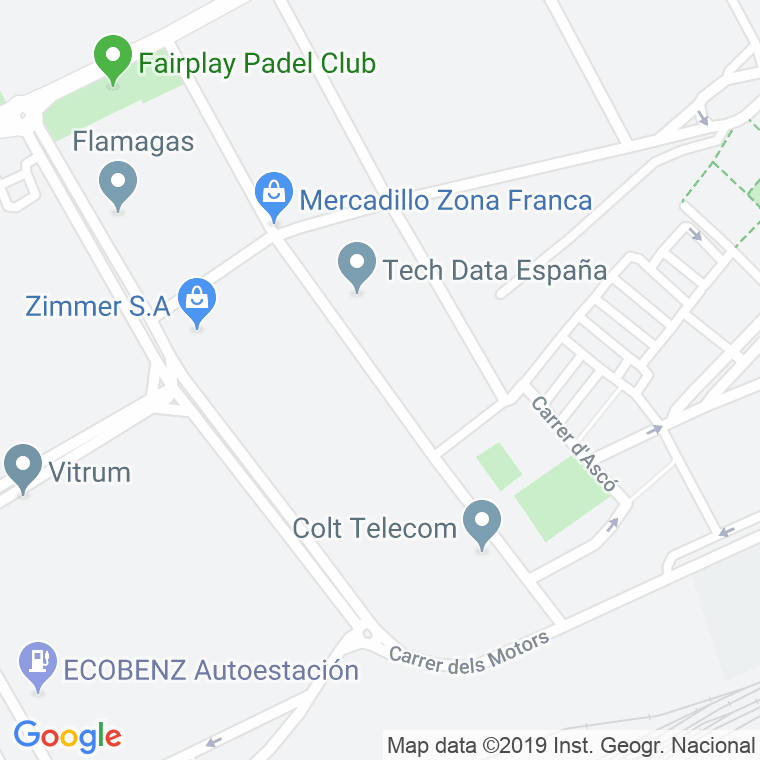 Código postal de Acer, de L' en Hospitalet de Llobregat,l'
