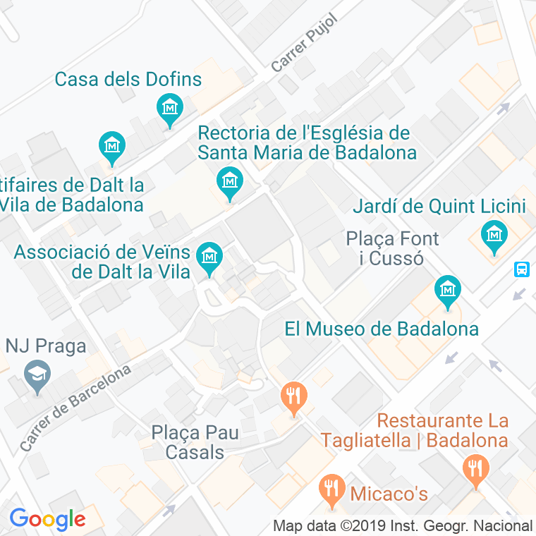 Código Postal calle Barbera en Badalona