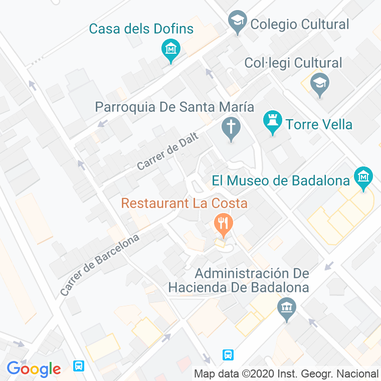 Código Postal calle Constitucio, plaça en Badalona