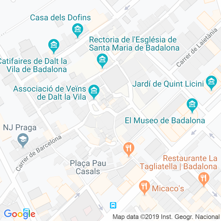 Código Postal calle Font, plaça en Badalona