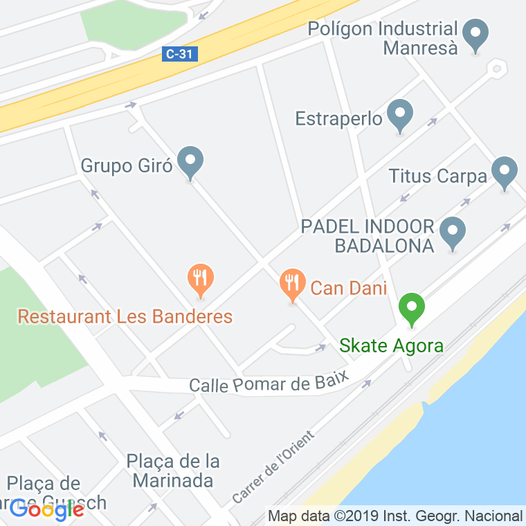 Código Postal calle Jaume Ribo en Badalona