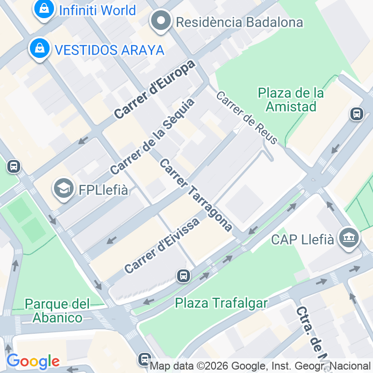 Código postal de Tarragona en Badalona