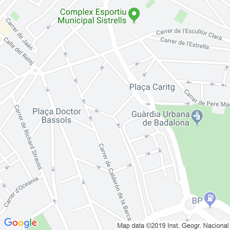 Código Postal calle Isaac Albeniz en Badalona