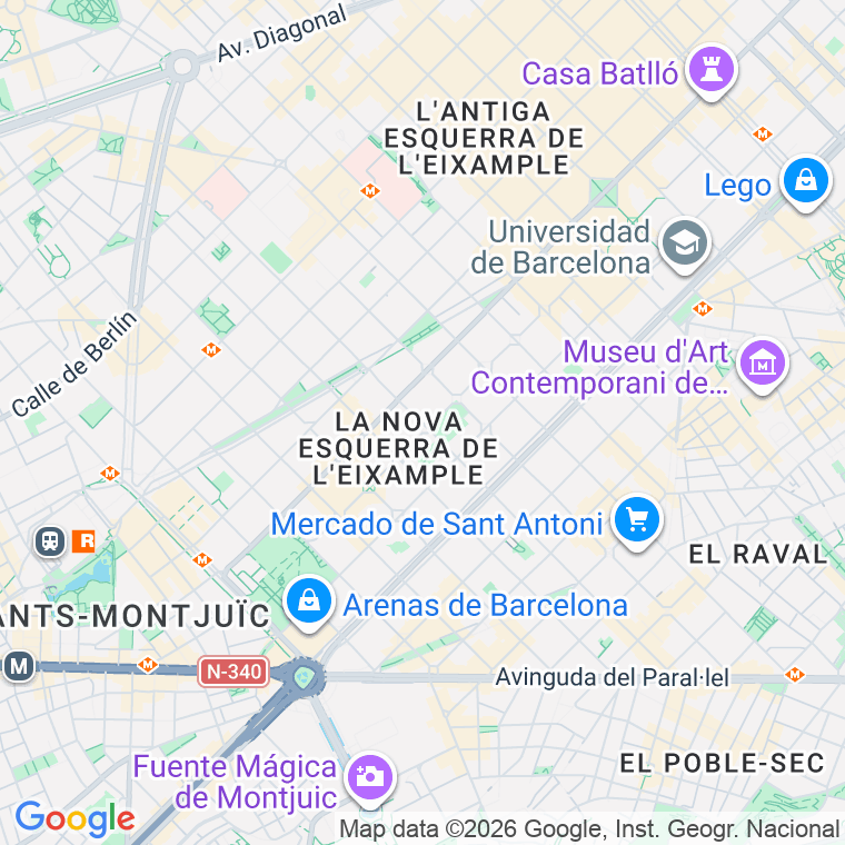 Código postal de Viladomat en Badalona