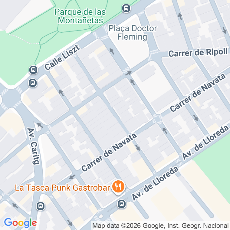 Código postal de Nuria en Badalona