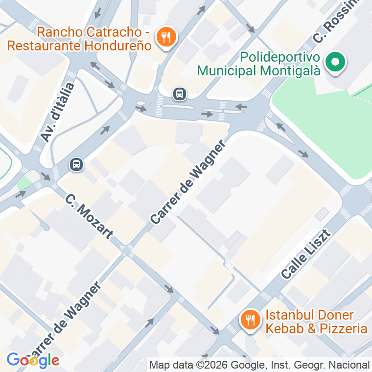 Código postal de Wagner en Badalona