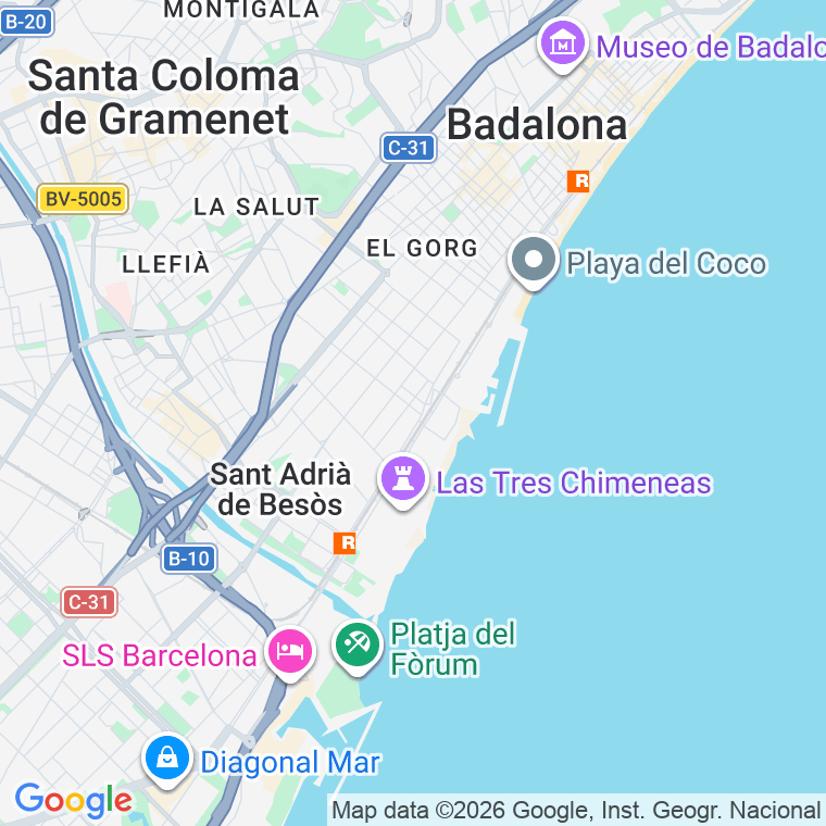 Código postal de Iquique en Badalona