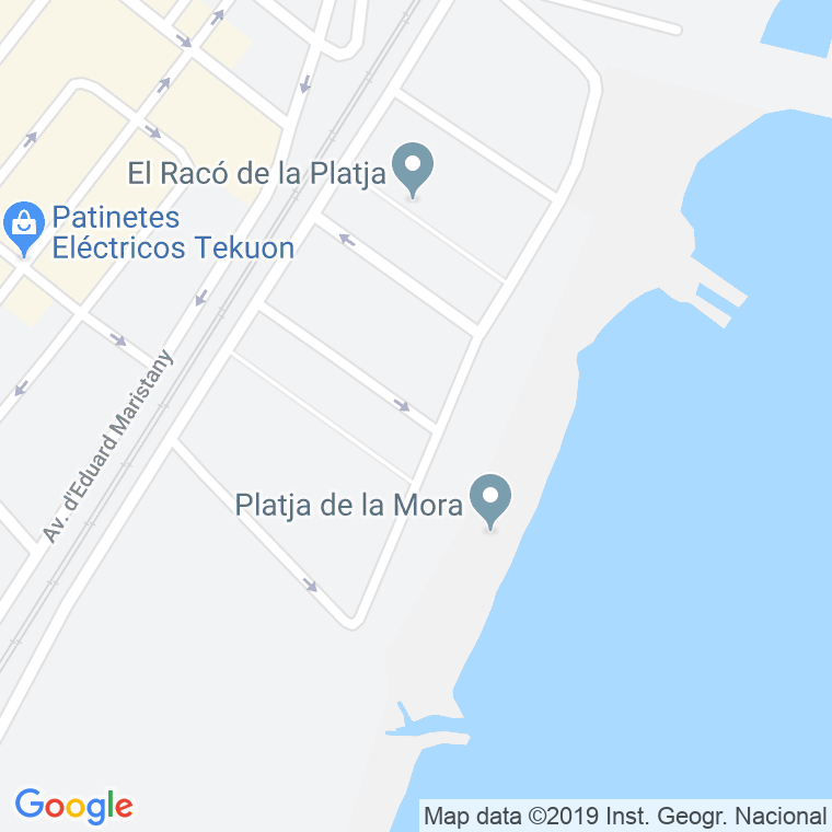 Código Postal calle Mar Egea en Badalona