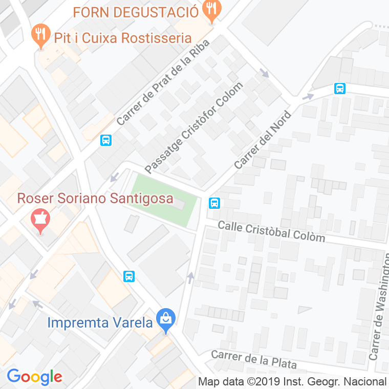Código Postal calle Cementiri Vell, plaça en Santa Coloma de Gramanet
