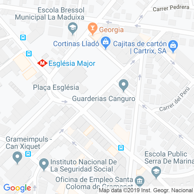 Código Postal calle Mare De Deu De La Merce en Santa Coloma de Gramanet