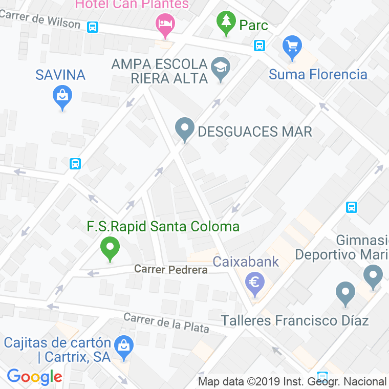 Código Postal calle Montevideo en Santa Coloma de Gramanet