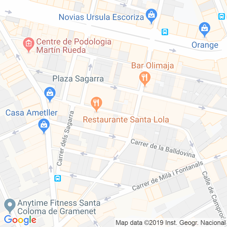 Código Postal calle Sant Ignasi en Santa Coloma de Gramanet