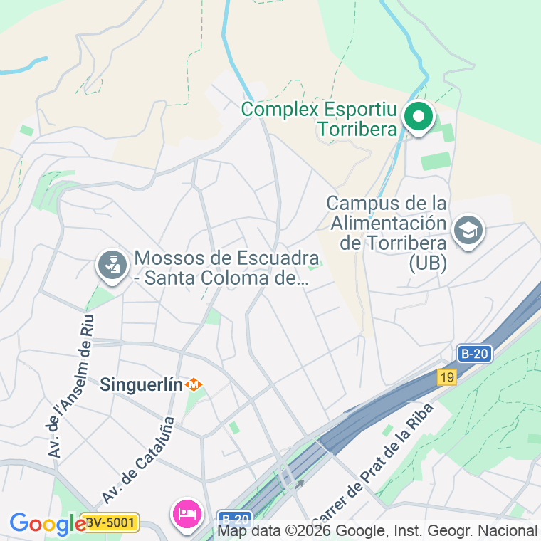 Código postal de Av Ramon Berenguer Iv en Santa Coloma de Gramenet