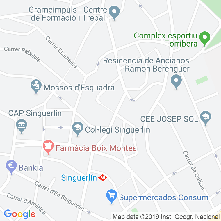 Código Postal calle Asturies en Santa Coloma de Gramanet