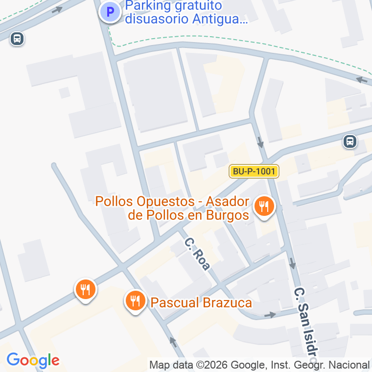 Código postal de Calle Francisco Javier Ayala Ca en Burgos