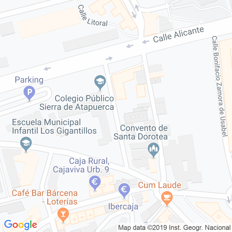 Código Postal calle Albacete en Burgos