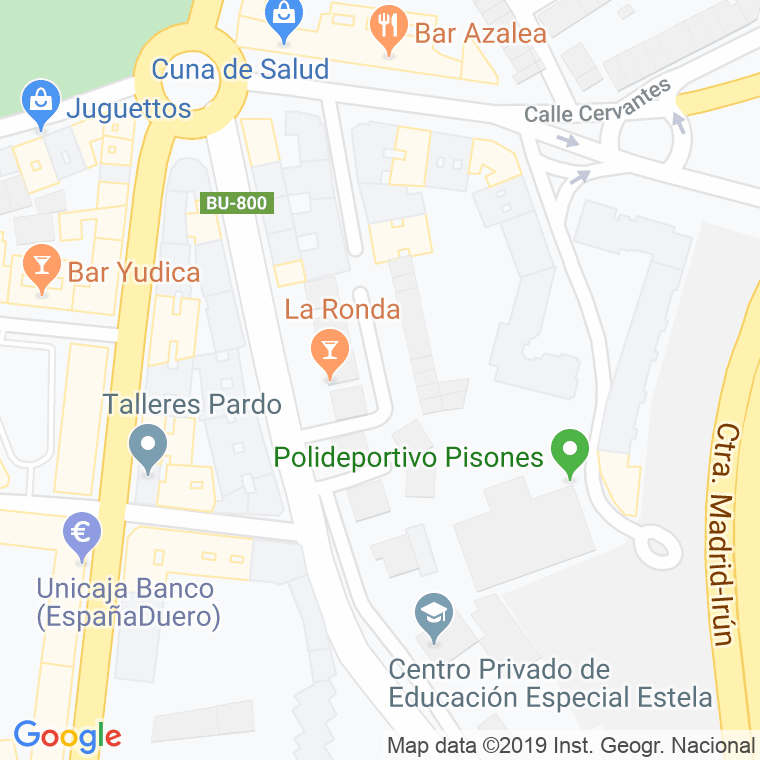 Código Postal calle Barriada La Social en Burgos