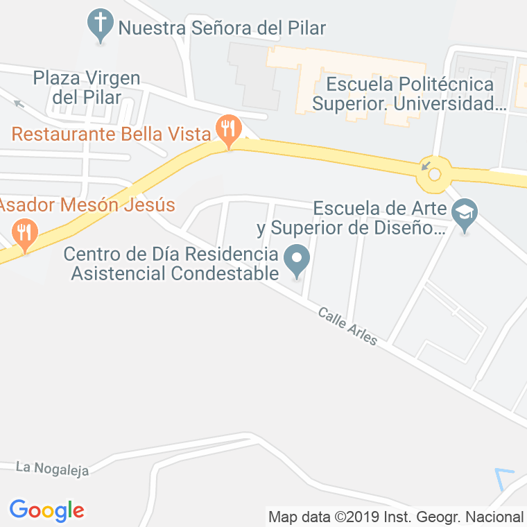Código Postal calle Cebreiro en Burgos