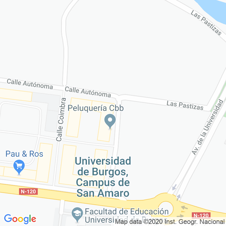 Código Postal calle Complutense en Burgos