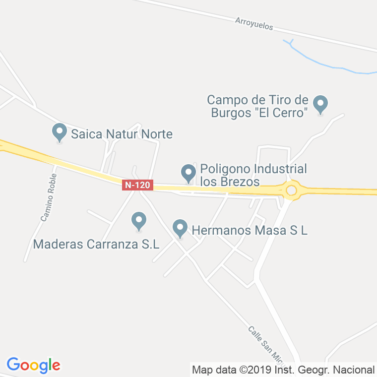 Código Postal calle Haya, El (Poligono Industrial Los Brezos) en Burgos