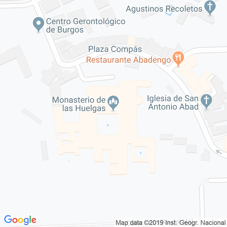 Código Postal calle Huelgas en Burgos