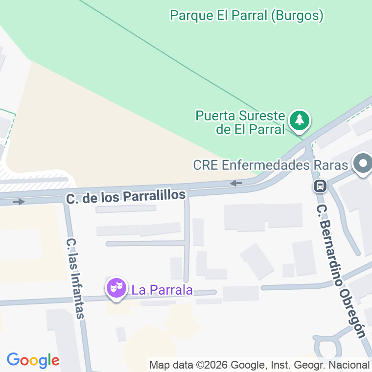 Código postal de Parralillos, los en Burgos