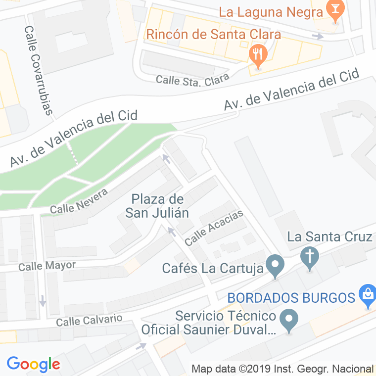 Código Postal calle Olmos, Los en Burgos