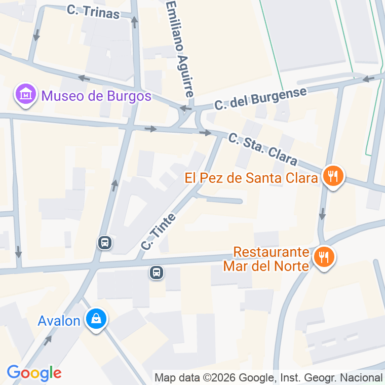 Código postal de Tinte en Burgos