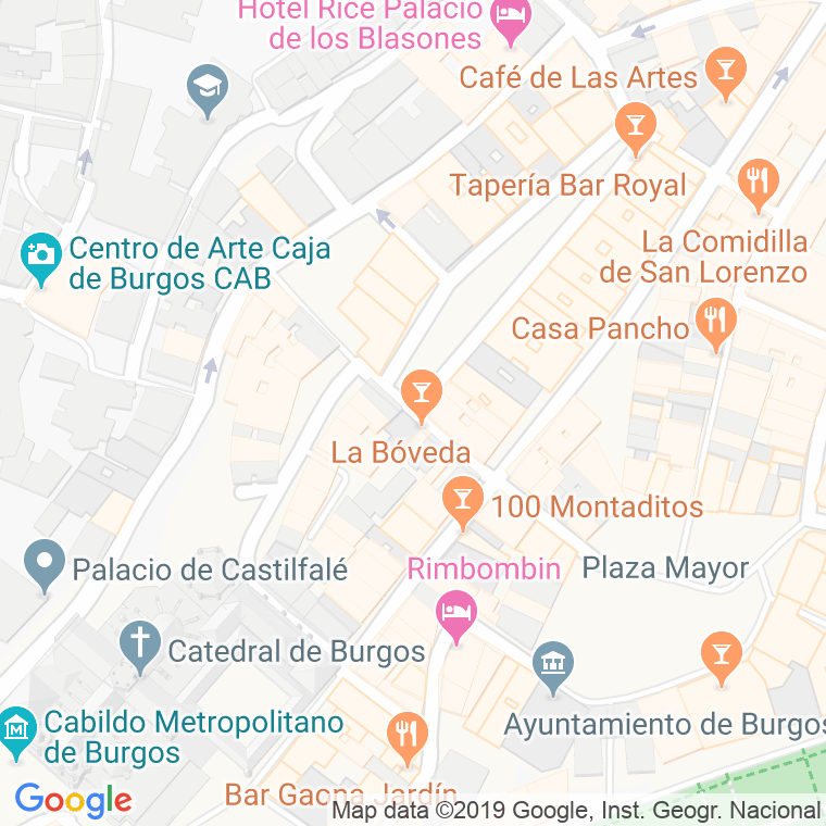 Código Postal calle Cardenal Segura en Burgos