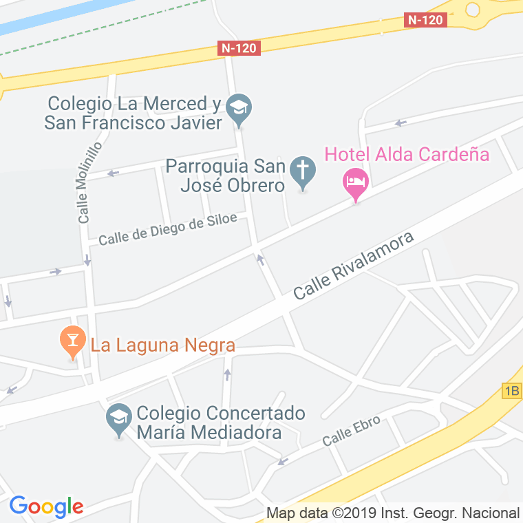Código Postal calle Gloria Fuertes en Burgos