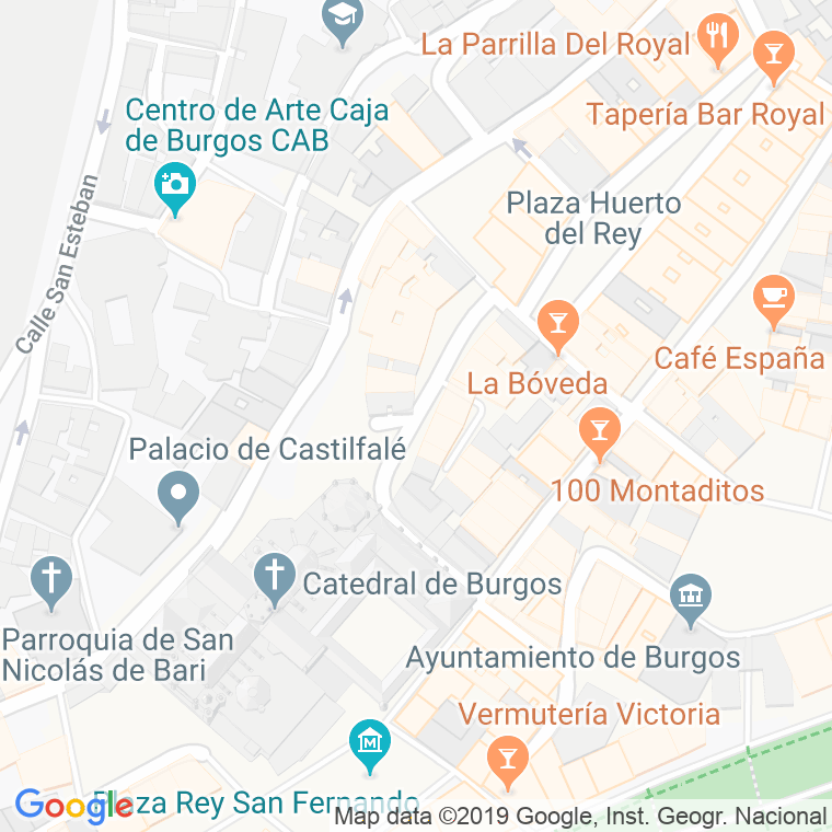 Código Postal calle Llana De Afuera en Burgos