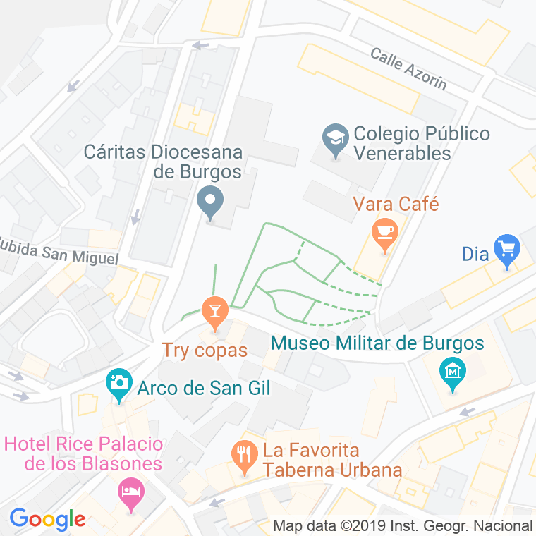 Código Postal calle Parque Del Doctor Vara en Burgos