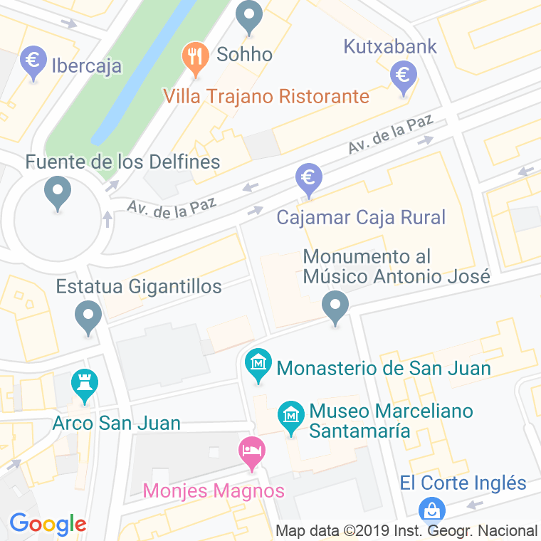 Código Postal calle Madre De Dios De La Palma, pasaje en Burgos