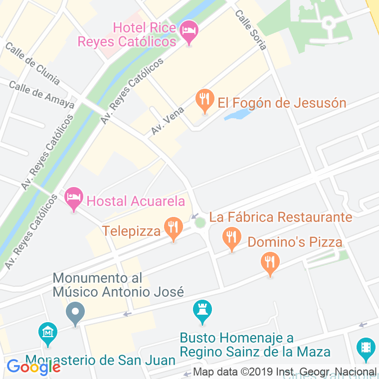 Código Postal calle Virgen Del Manzano   (Impares Del 1 Al Final)  (Pares Del 2 Al Final) en Burgos