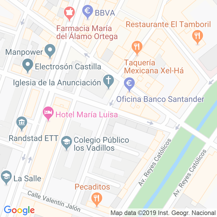 Código Postal calle Alfonso X El Sabio en Burgos