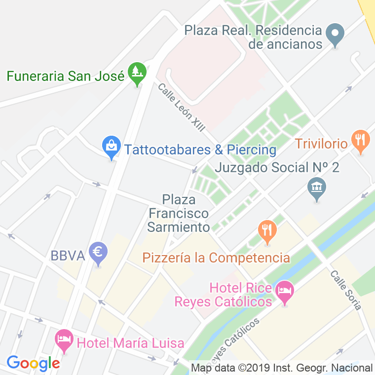 Código Postal calle Doña Berenguela en Burgos