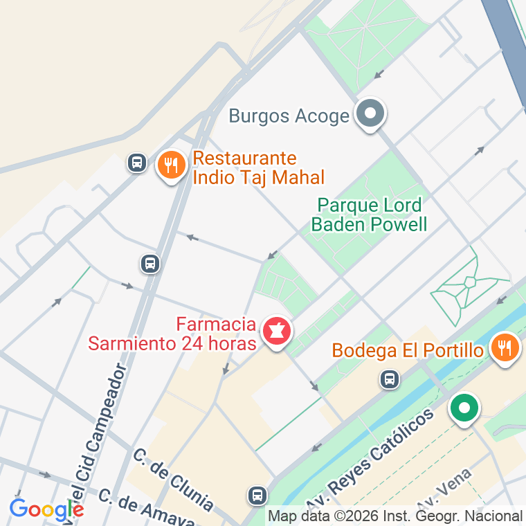 Código postal de Federico Martinez Varea   (impares del 1 al 7) en Burgos