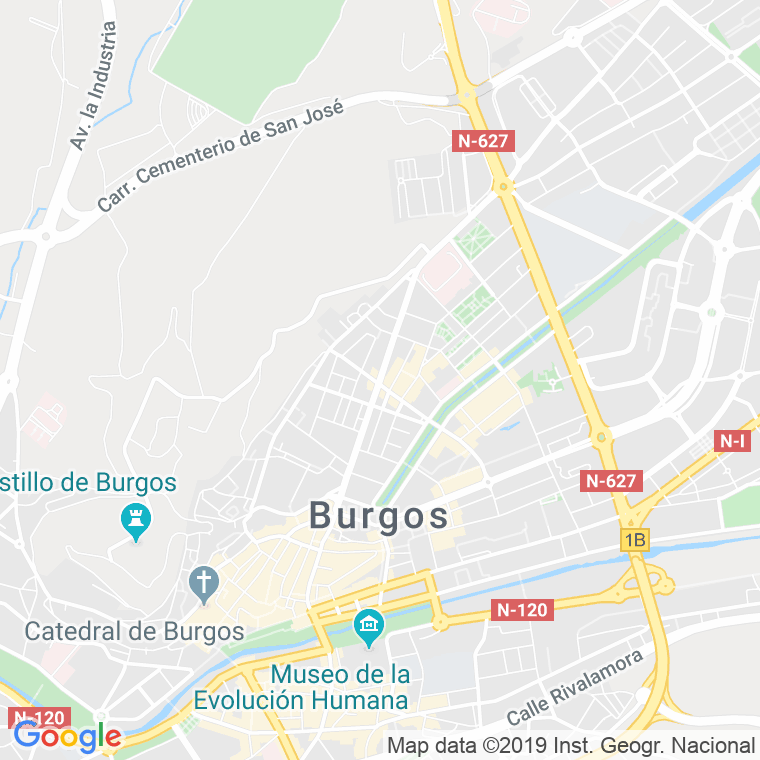 Código postal de Cid Campeador, Avenida (impares del 87 al Final)  (pares del 98 al Final) en Burgos