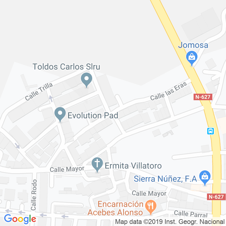Código Postal calle Eras, Las (Barrio De Villatoro) en Burgos