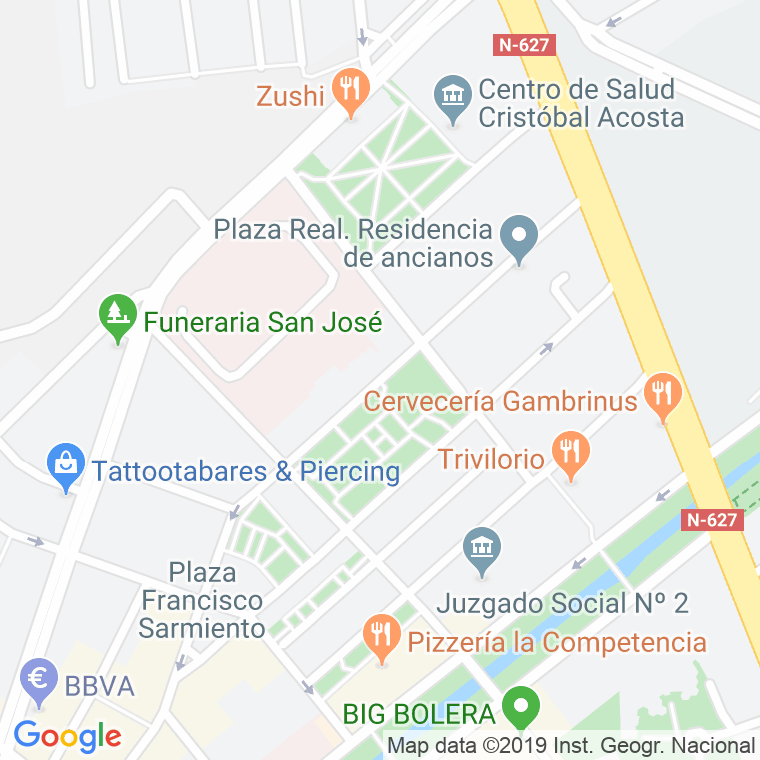 Código postal de Federico Martinez Varea   (impares del 9 al Final)  (pares del 2 al Final) en Burgos