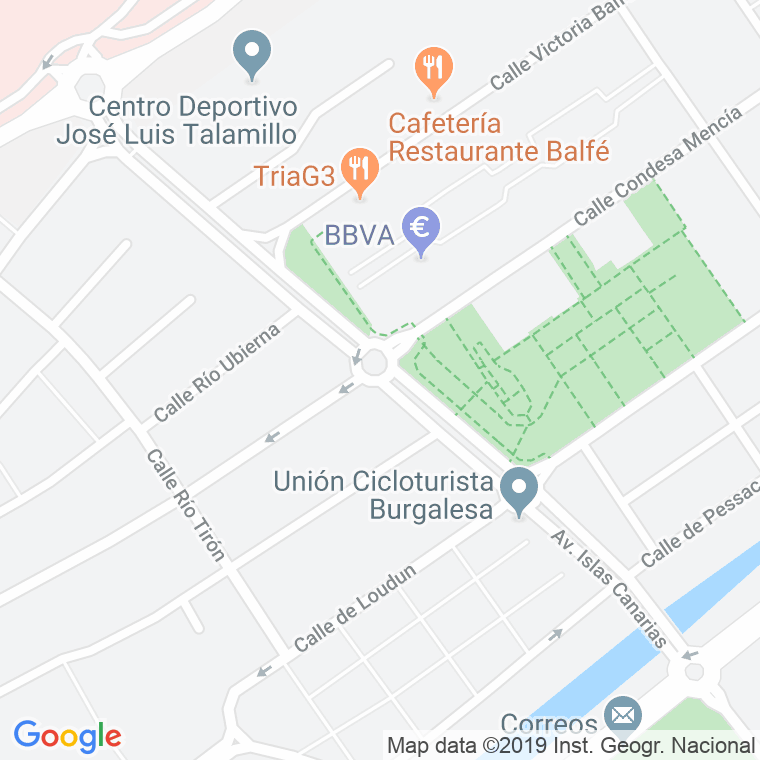 Código postal de Islas Canarias, Avenida en Burgos