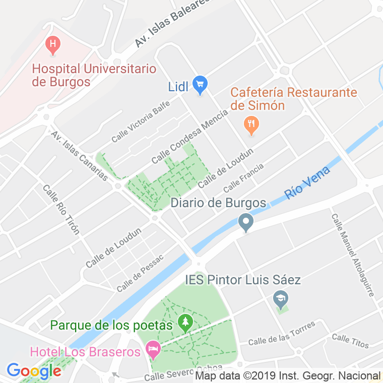 Código postal de Loudum en Burgos