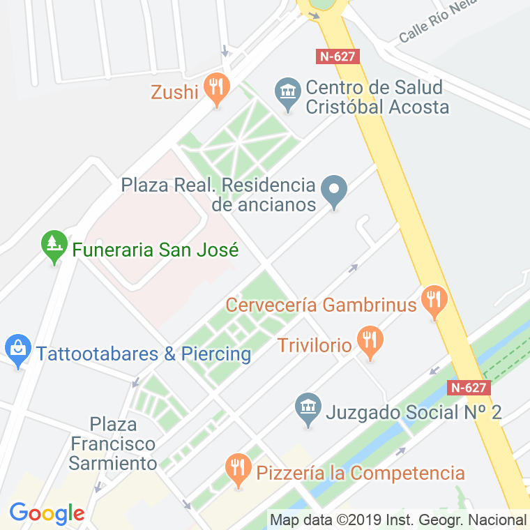 Código postal de Padre Aramburu en Burgos