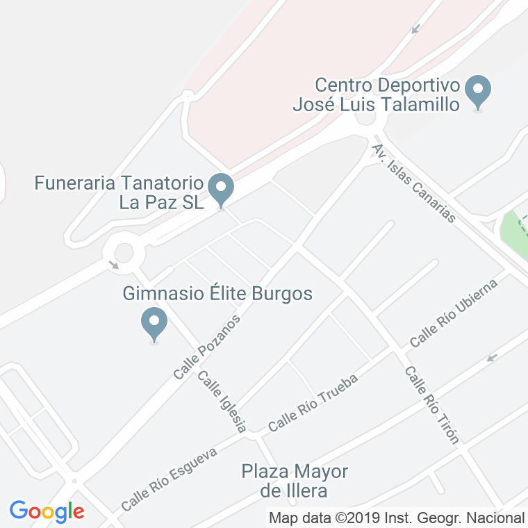 Código postal de Pintor Dali en Burgos