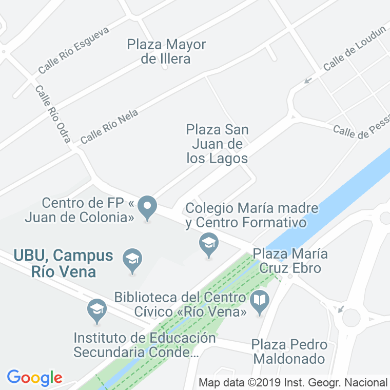 Código postal de San Juan de los Lagos, Plaza en Burgos