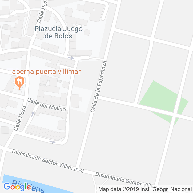 Código Postal calle Esperanza, La (Barrio De Villimar) en Burgos