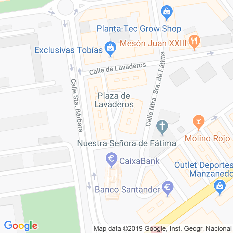 Código Postal calle Lavaderos en Burgos